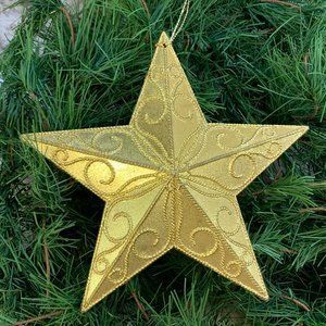 Star Ornament - Gold